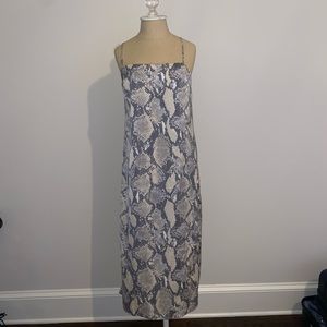 H&M snake print dress